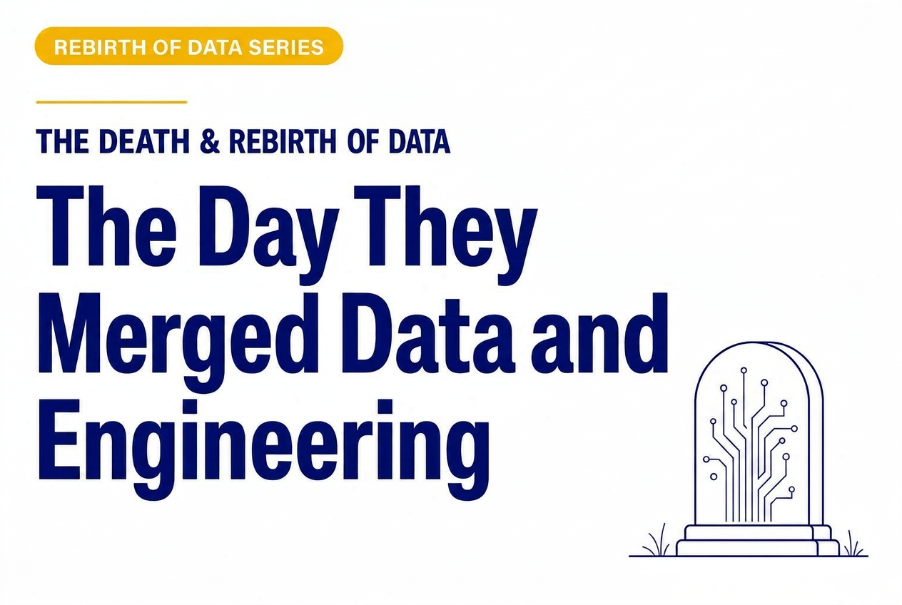 The Death and Rebirth of Data — Part 1: The Day They Merged "Data" and "Engineering" Is the Day the Data Industry Died